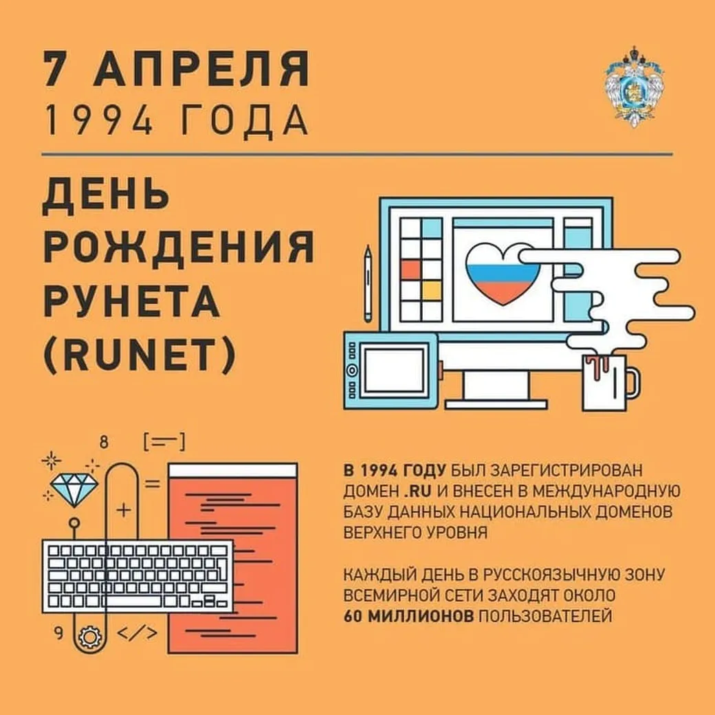 Поздравить с днем рождения рунета открыткой